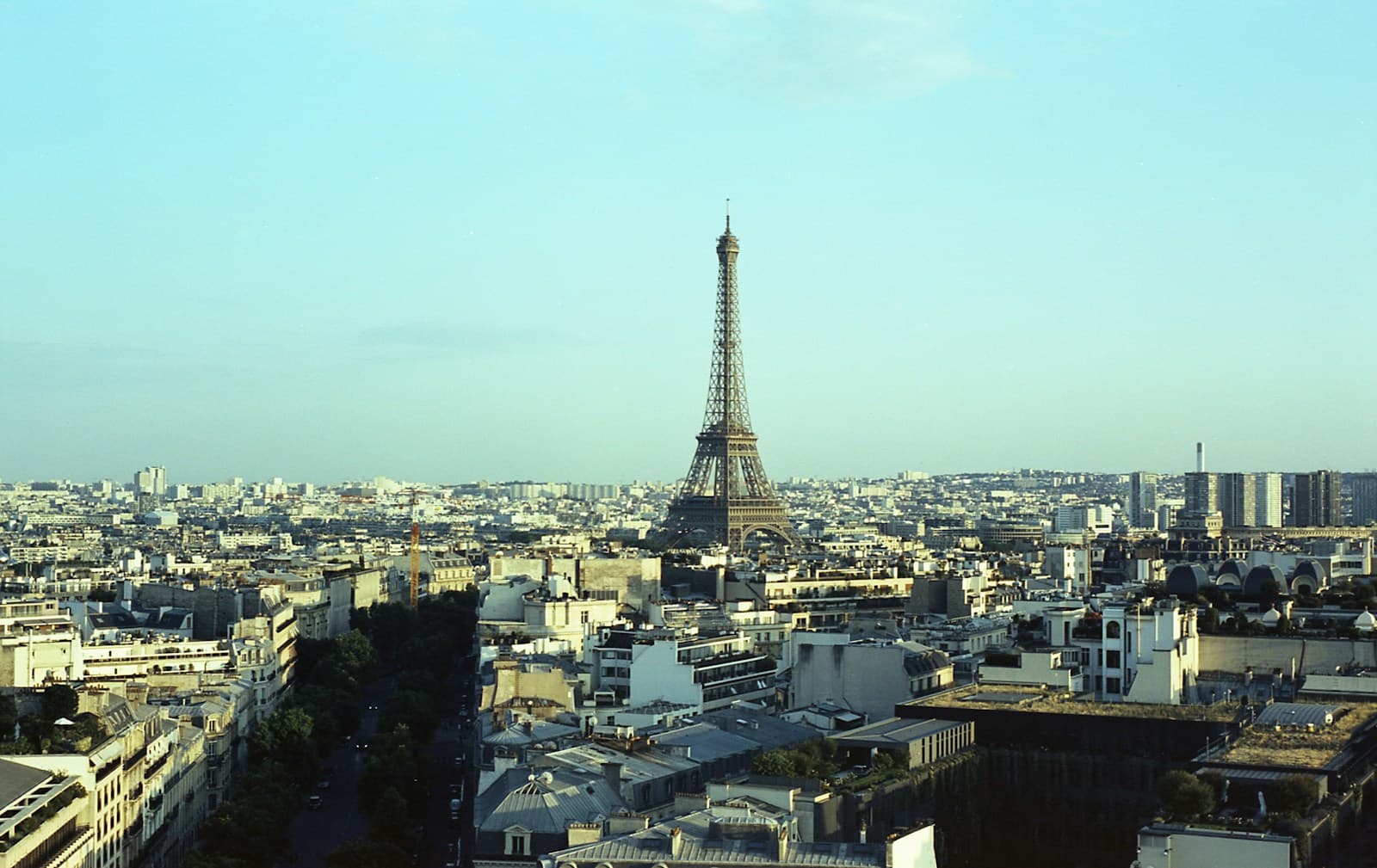 Paris city skyline